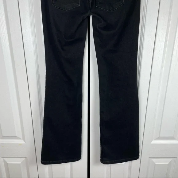 WHBM Modern Flare Jeans Women’s 4 Black Embellished Y2K Gorpcore Goth Casual - Picture 11 of 16